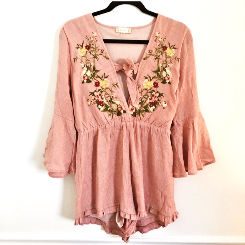 Altar’d State Floral Romper